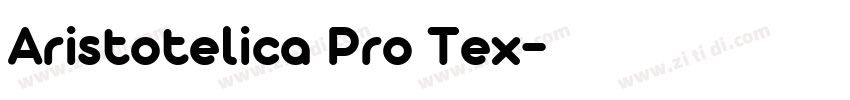 Aristotelica Pro Tex字体转换 Aristotelica Pro Tex字体转换